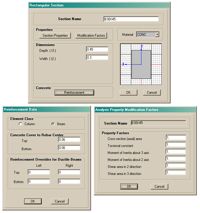 SAP 2000 balok 007