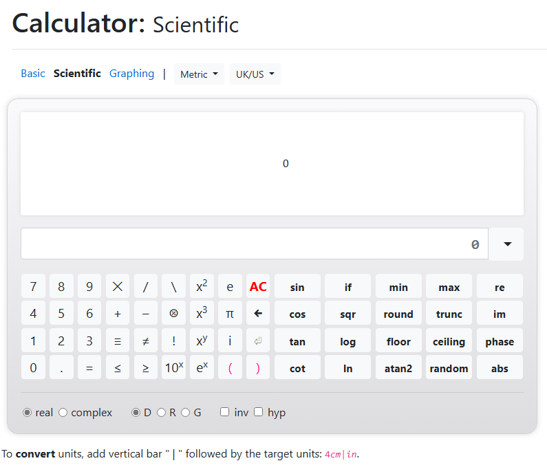 Calcpad, Aplikasi Spreadsheet Online Engineering